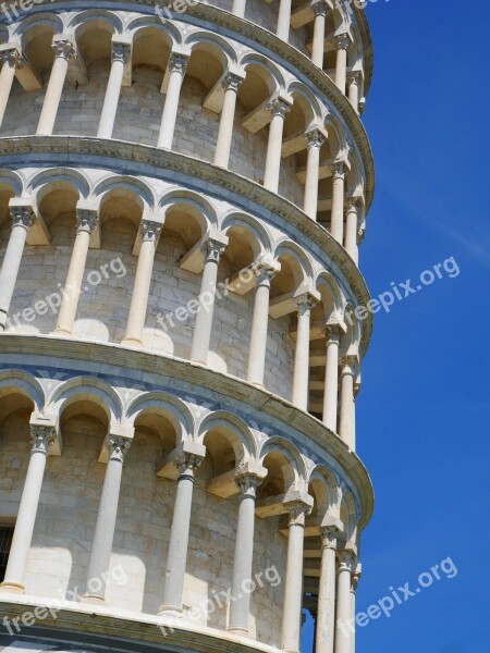 Tower Of Pisa Pisa Tower Monument Italy