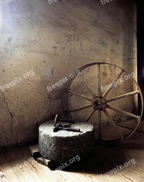 Wheel Hammer Millstone Mill Agriculture