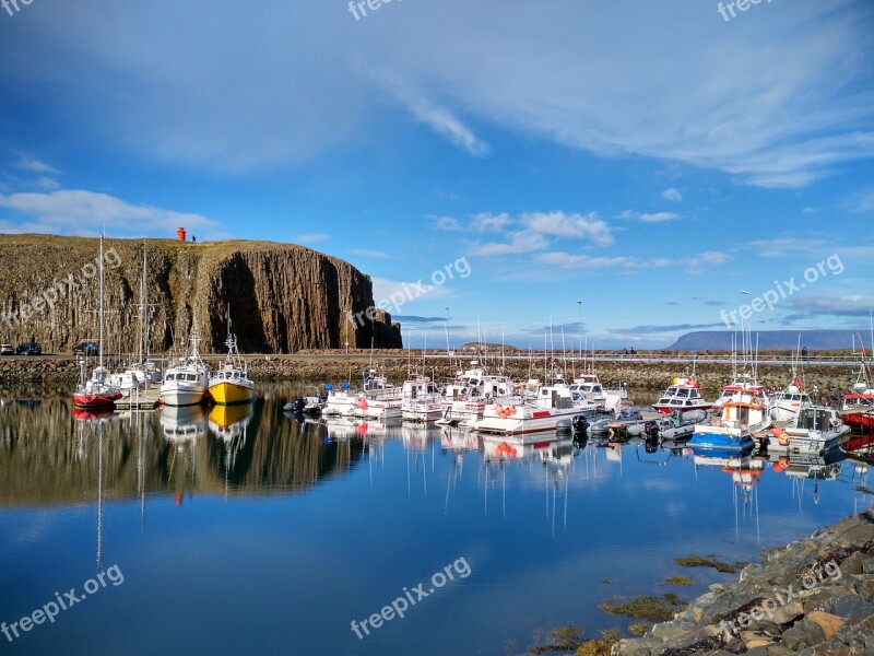 Stykkishólmur Port Iceland Peninsula Snæfellsnes Pier