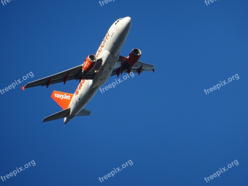 Aircraft Easy Jet Start Turbine Airliner