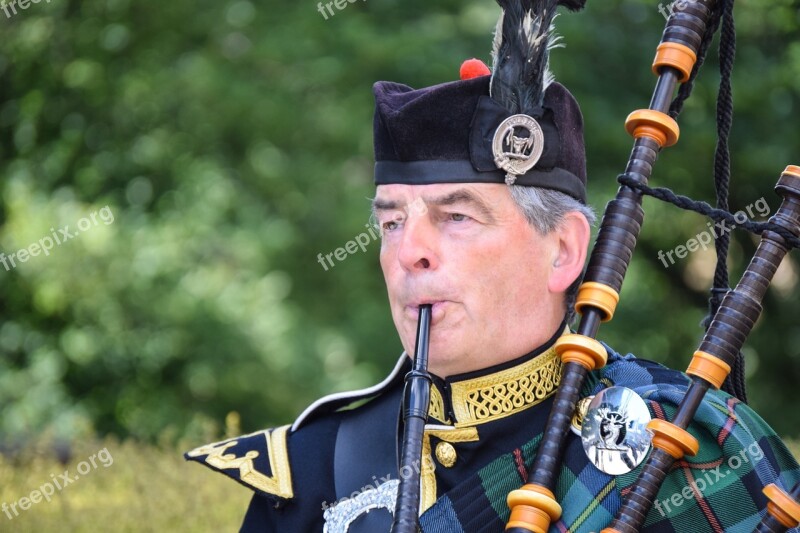 Bagpipes Scotland Traditional Musicians Free Photos