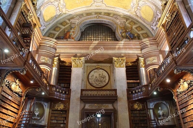 Vienna National Library Ceremonial Hall Hofburg Imperial Palace Books