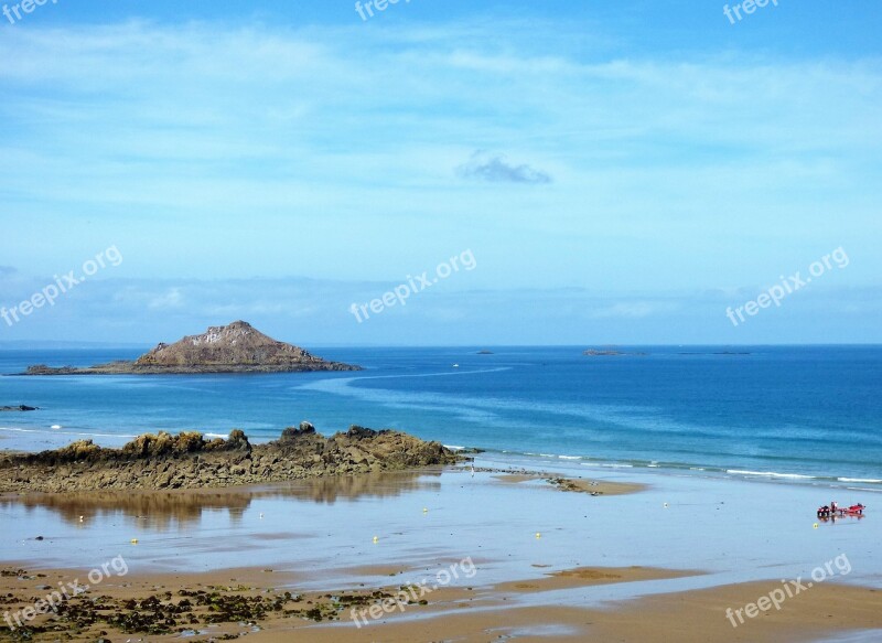 Sea Brittany Island Emerald Sides