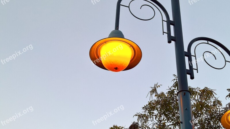 Street Light Light Lamp Sky Streetlight