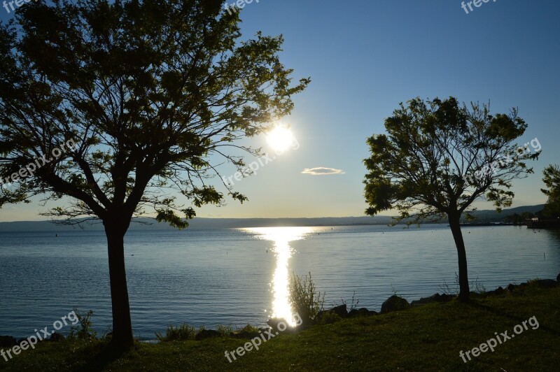 Bolsena Lake Bolsena Italy Free Photos