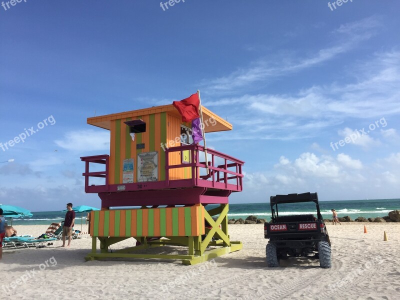 Miami Beach Usa Florida Free Photos