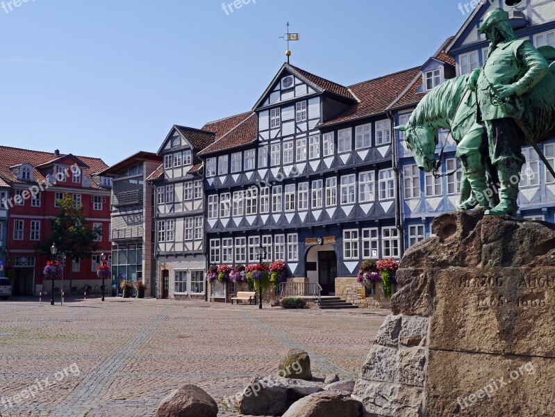 Truss Historically Marketplace Wolfenbüttel Stadtmitte