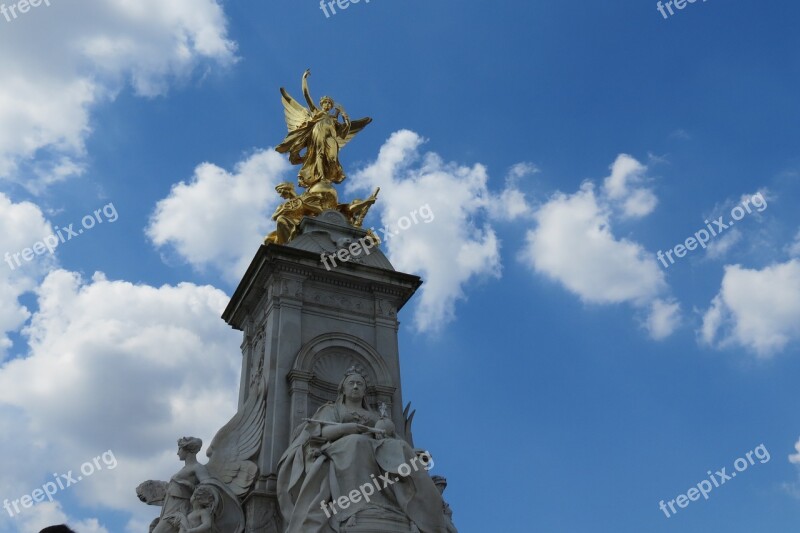 Buckingham Statue Queen Royal Free Photos