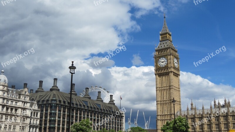 Big Ben London Uk Clock Free Photos