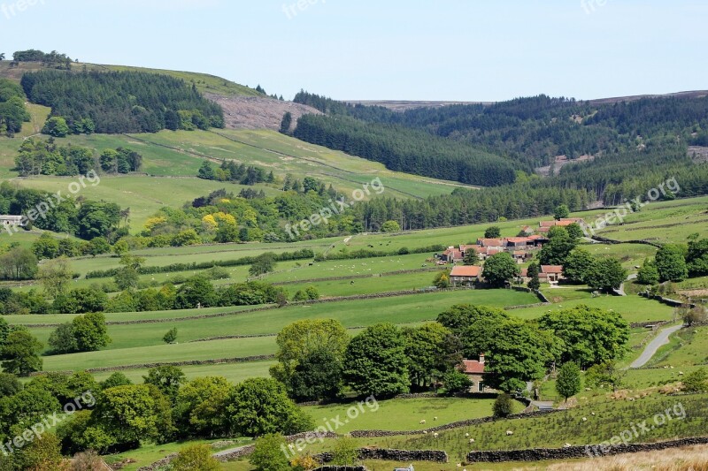 Yorkshire Moors Dales Yorkshire Landscape England