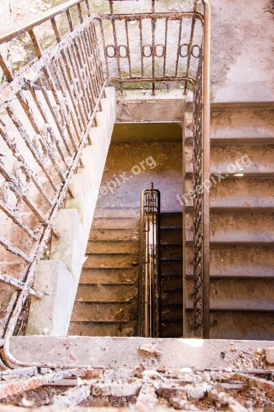 Stairs Staircase Architecture Old Building Old