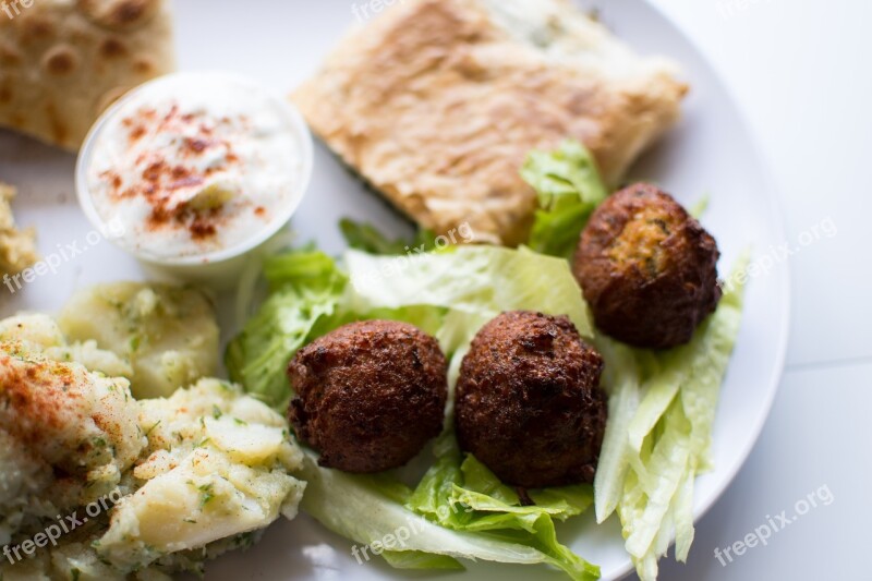 Falafel Authentic Greek Greek Food Mezes Free Photos