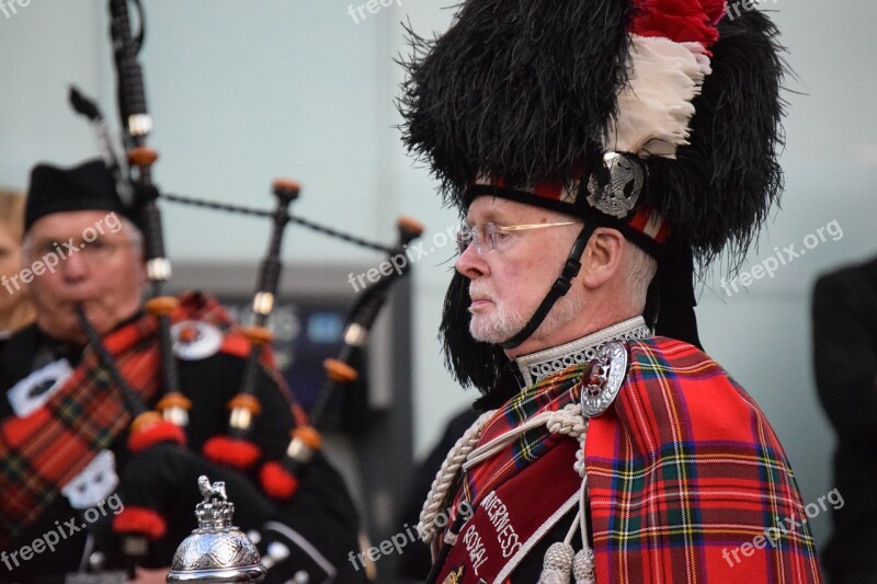 Bagpipes Musicians Scotland Free Photos