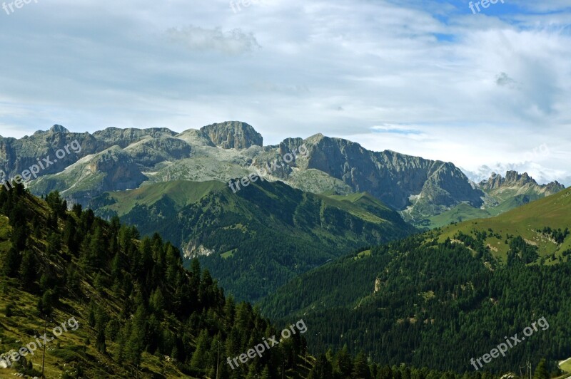 Dolomites Mountains Italy Alpine South Tyrol