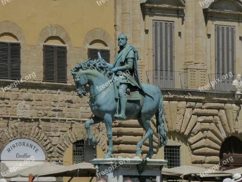 Florence Sculpture Square Medici Free Photos