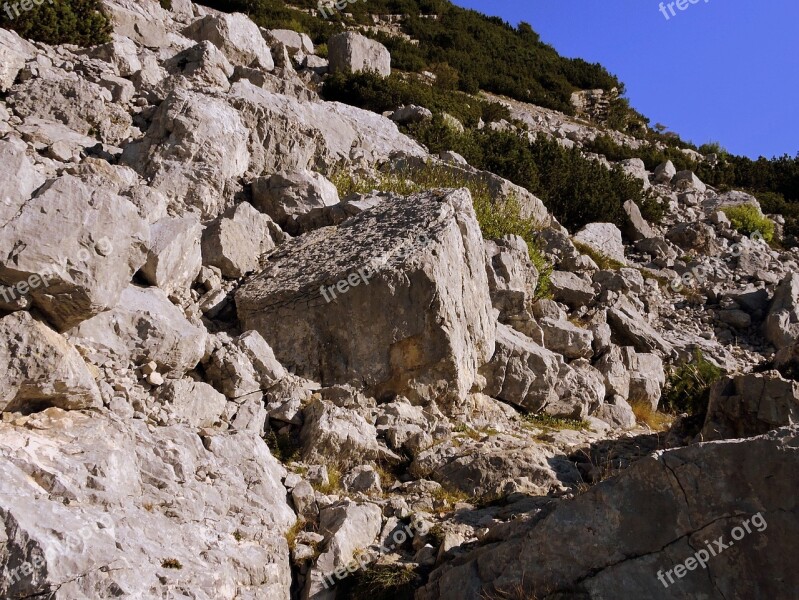 Rocks Sassi Mountain Rock Landslide