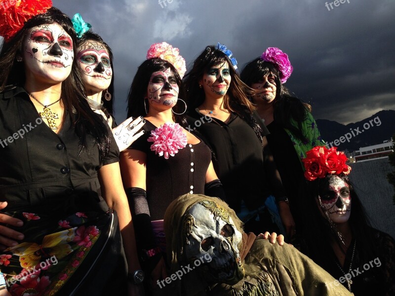 Catrina Death Mexico Day Of The Dead Popular Festivals