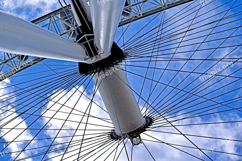 London Eye Southbank Thames City Architecture