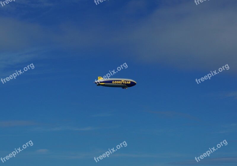 Airship Goodyear Blimp Zeppelin Dirigible