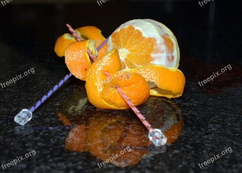 Knitting Orange Peel Creative Artistic Free Photos