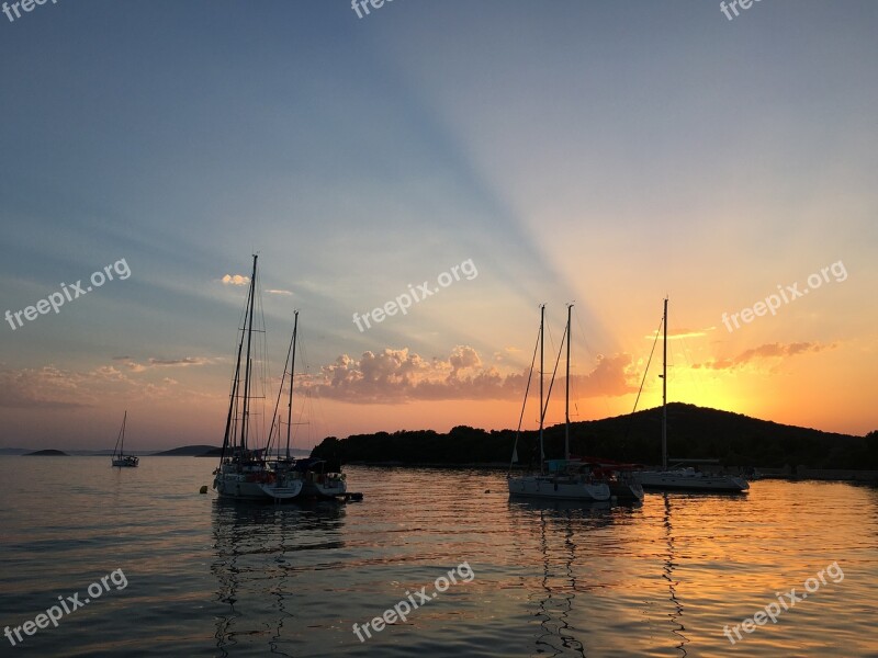 Adriatic Sea Croatia Yacht Marina Port