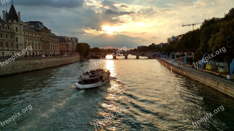 Paris Seine River France French