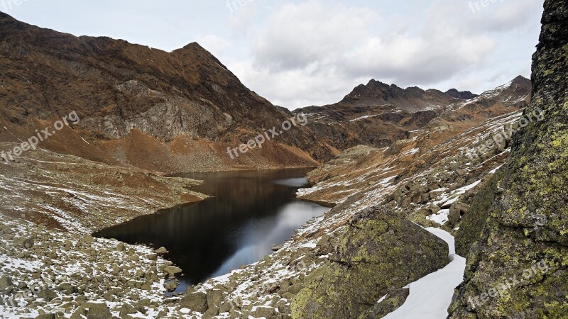 Spronser Lakes Mountain Lake Alpine Lake Little Lake Nature