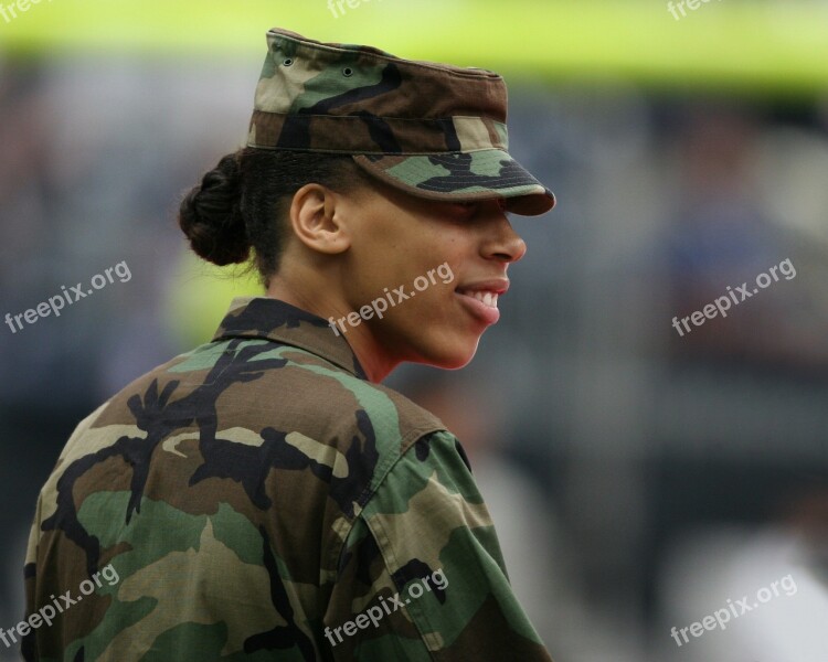 Military Woman Female Armed Forces Army