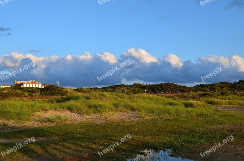 Blue Hour Twilight Abendstimmung Borkum Seeblick Mood