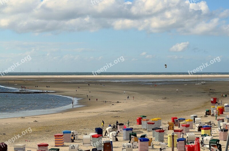 Beach North Sea Borkum Main Beach Clubs