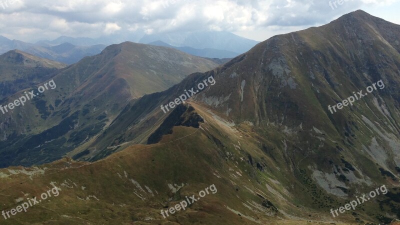 Mountains Western Tatras Landscape Nature Tourism