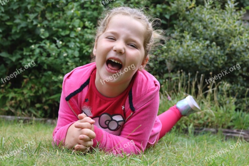 Girl Smiling Happy Todler Young