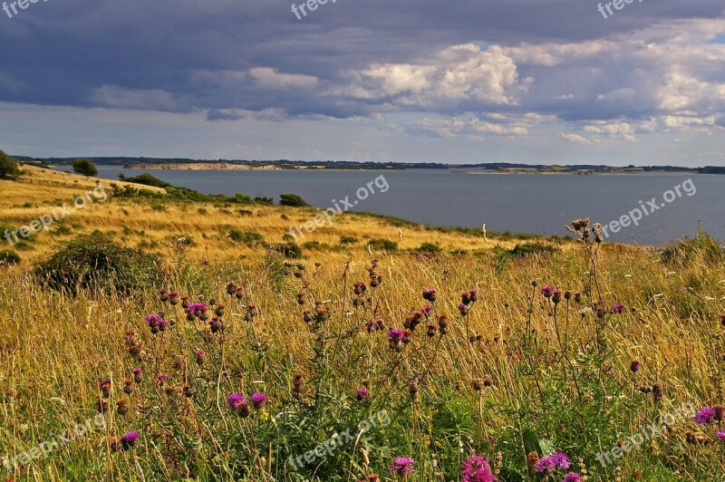 Denmark Danish Coast Island Fyns Hoved Baltic Sea