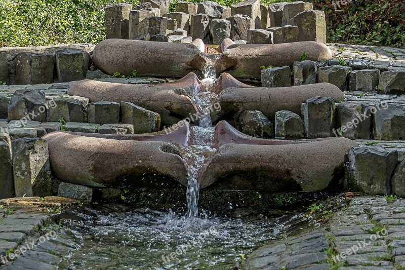 Water Monument Architecture Waterfall Rocks