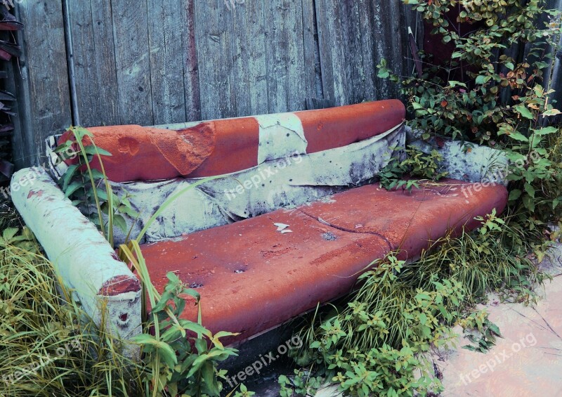 Sofa Old Garbage Free Photos