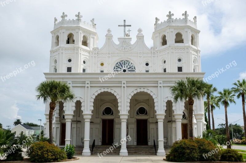 Sacred Heart Church Church Usa America Texas