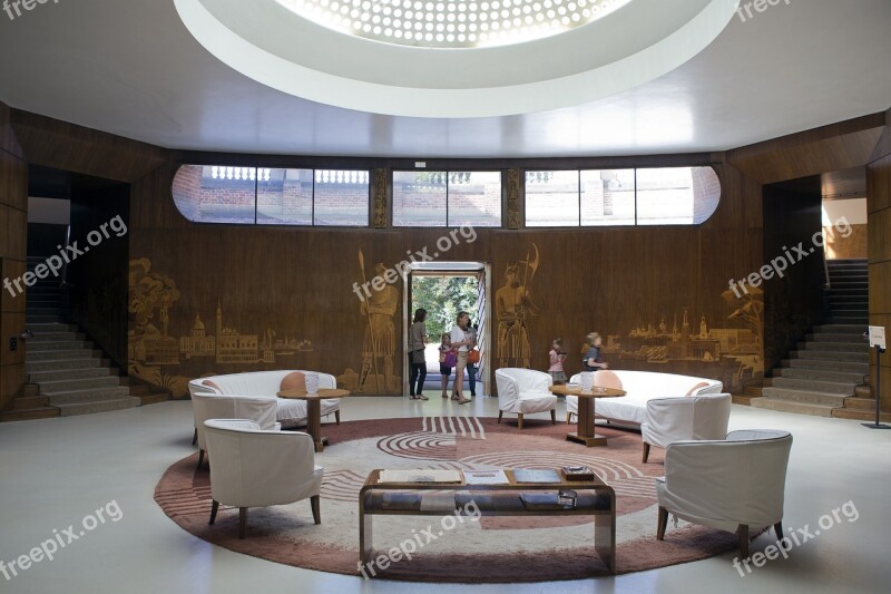 Eltham Palace South London Grand Entrance Hall Cautauld Family Home Art Deco Furniture