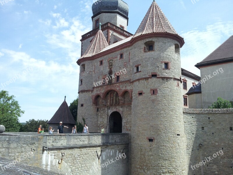 Würzburg Castle Tower Free Photos