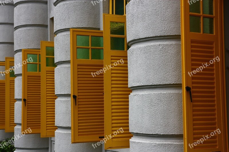 Windows Window Shutters Singapore Asia Architecture