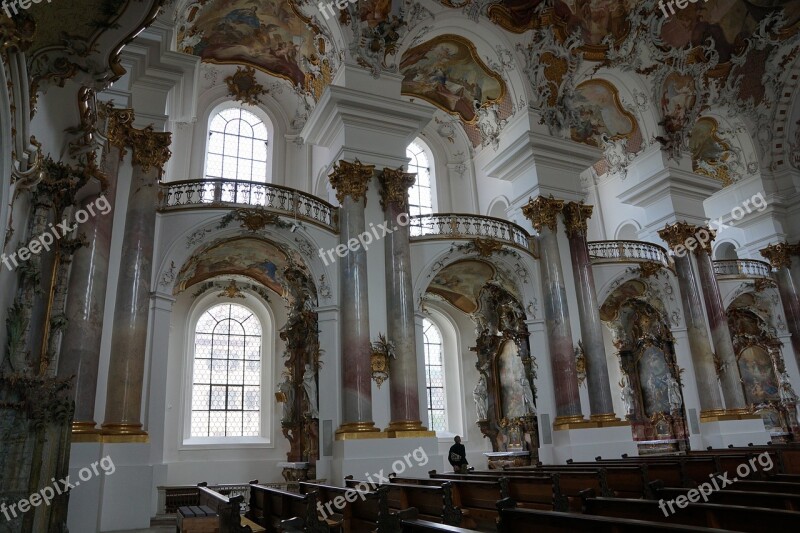 Church Zwiefalten Religion Building Baroque