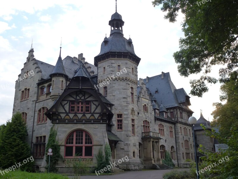 Thuringia Germany Castle Thuringian Forest Middle Ages Stone