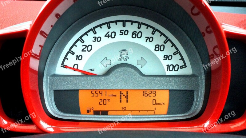 Car Speedometer Dashboard Automobile Transportation