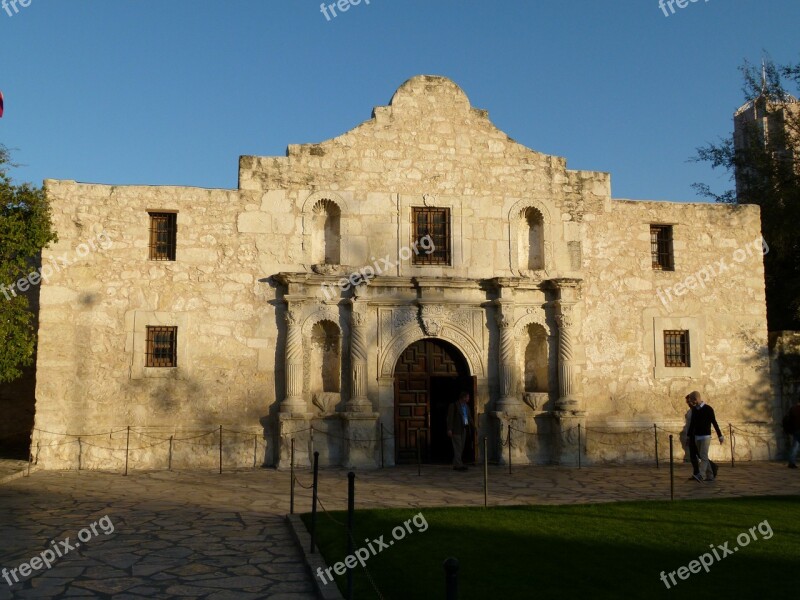 The Alamo Texas San Antonio Usa Historic Building