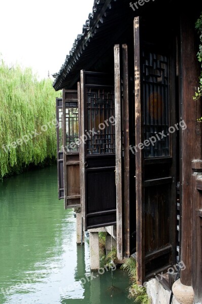 Wuzhen Building Ancient Architecture China Wind Antiquity