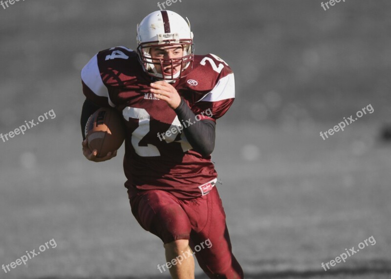 Football Running Back Ball Carrier Gridiron Ball