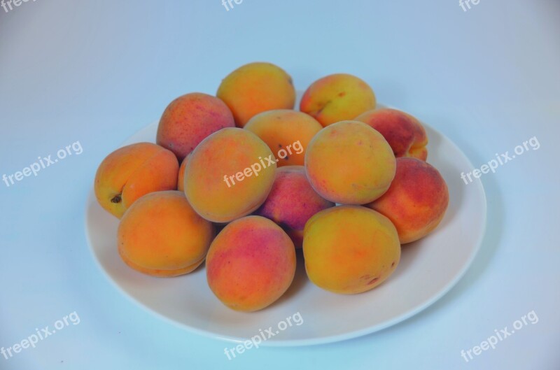 Apricots Fruit Power Vitamins Food Product