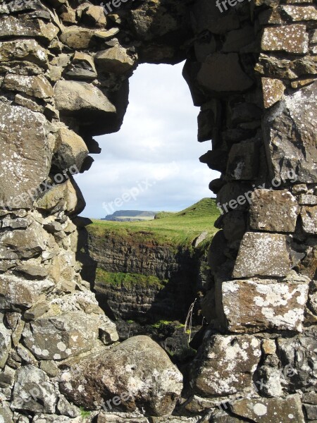 Stone Wall Gap View Ireland