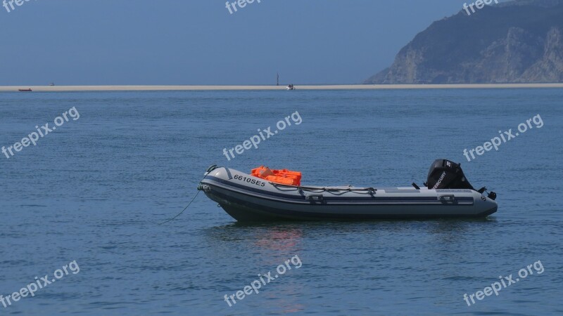 Boat Beach Sand Mar Rocks