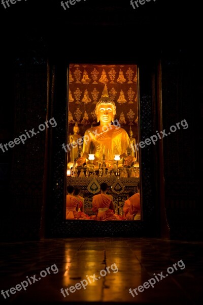 Monks Chant Buddhism Free Photos