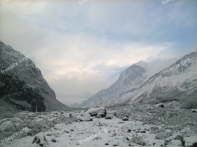 Himalayas Snow Cold Landscape Travel